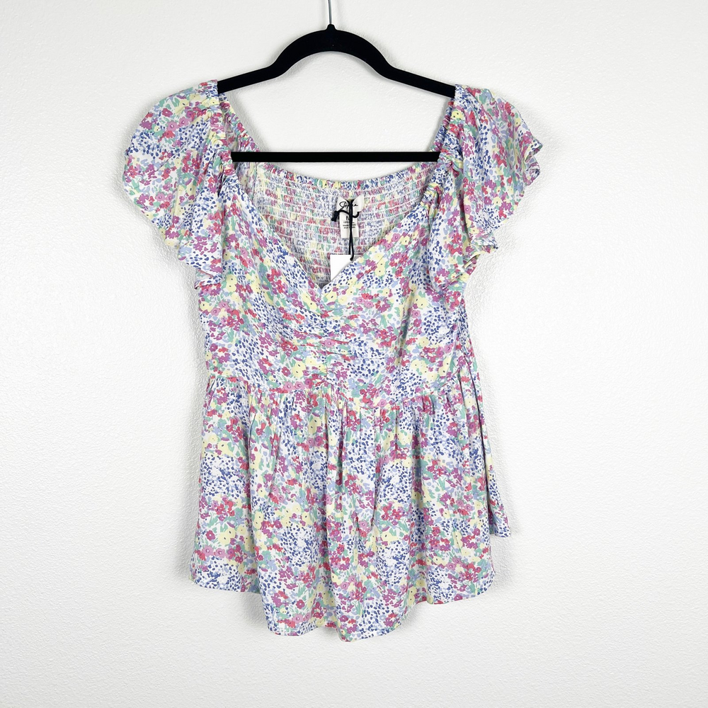 Japna Women's Floral Blouse Sz‎ M NWT